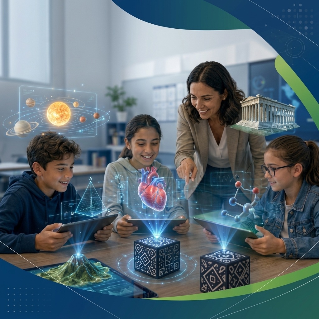 Tecnologías Inmersivas en el Aula: Realidad Aumentada y Cubos Merge para un Aprendizaje Activo